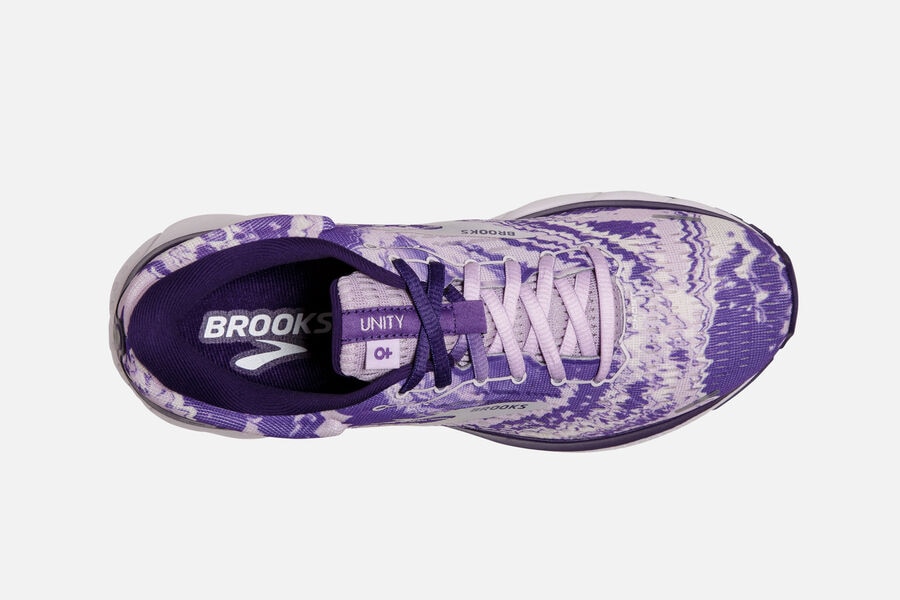 Ghost 13 Road Brooks Running Shoes NZ Womens - Purple/Silver/Black - BTYNJZ-254